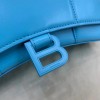 Balenciaga shoulder bag blue leather 19cm