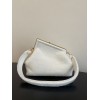 FENDI First Small Sheepskin white leather bag