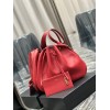 YSL Paris VII Hobo Red Leather Bag