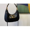 Valentino Garavani Black VLogo Hobo Bag