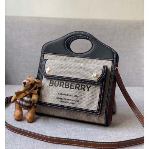 Burberry black pocket bag