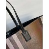 Burberry large tote shopping bag