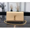 YSL Monogram Kate Beige Gold 24cm Bag