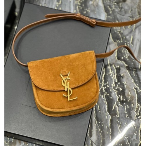 YSL Kaia small suede leather bag