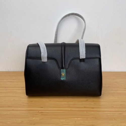 Celine Medium Soft 16 bag in Black Smooth Calfskin