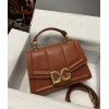 Dolce & Gabbana small brown Devotion tote bag