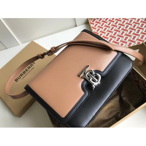 BURBERRY Medium Leather TB Shoulder Bag