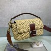 Fendi Baguette Woven straw bag