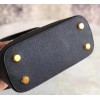 BALENCIAGA VILLE TOP HANDLE XXS BLACK BAG