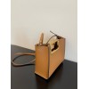 Fendi Way small leather tote brown