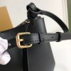 Burberry Haymarket small black tote bag