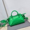 Balenciaga hot green cagole XS handle bag