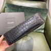 YSL LE 5 À 7 HOBO BAG IN CROCODILE-EMBOSSED SHINY LEATHER