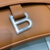 Balenciaga Downtown brown shoulder bag