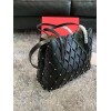 Valentino Garavani Beehive black - silver hardware tote bag