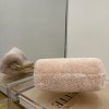 FENDI First Small Sheepskin beige leather bag 8BP129
