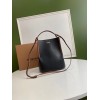 Burberry Small Black Peggy Bucket Bag
