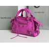 Balenciaga hot pink cagole XS handle bag