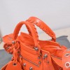 Balenciaga orange cagole XS handle bag