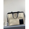 Loewe Cushion Tote in Anagram calfskin black small bag