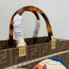 FENDI SUNSHINE MEDIUM FF fabric shopper tote bag