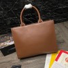 Dolce & Gabbana Beatrice DG brown leather tote bag