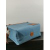 Loewe Cushion Tote Anagram jacquard and calfskin small bag