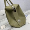 GIVENCHY Medium Antigona Lock Soft Green Leather Bag