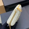 YSL Gaby white quilted-leather cross-body bag