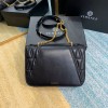 Versace Virtus Quilted Napa Evening Bag - Black