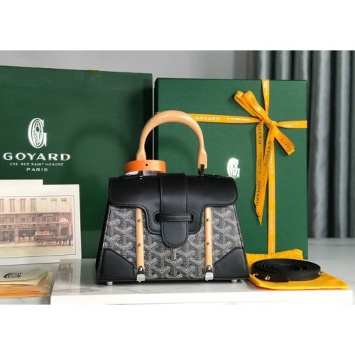 Goyard Saigon Structure Black Bag