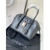 Givenchy Mini Antigona Lock Black Leather Bag