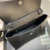 Balenciaga Downtown all black shoulder bag