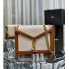 YSL Cassandra white 22cm bag