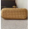 Bottega Veneta Gold Knot Clutch Bag