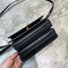 BALENCIAGA small black -golde hardware shoulder bag