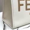 Fendi sunshine tote bag white 41cm