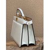 Fendi Peekaboo ISeeU Medium White East-West Tote Bag