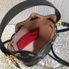 Valentino VLogo Walk Black Bucket Bag