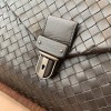 Bottega Veneta document case black handle bag