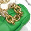 Bottega Veneta The Chain Cassette Green Bag