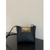 Fendi Way small leather tote black