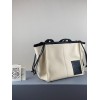 Loewe Cushion Tote in Anagram calfskin black small bag