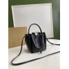 Burberry Monogram Motif Bucket Bag - White/ Black/ Red