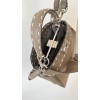 Fendi Peekaboo Iconic mini grey leather bag