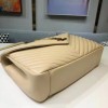 YSL MONOGRAM COLLEGE BEIGE GOLD HARDWARE 5113