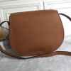 Chloe marcie medium / small brown saddle bag