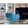 BVLgari Serpenti Forever small blue bag