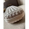 Bottega Veneta White Knot Clutch Bag