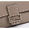 Fendi Baguette white leather medium brown trap bag